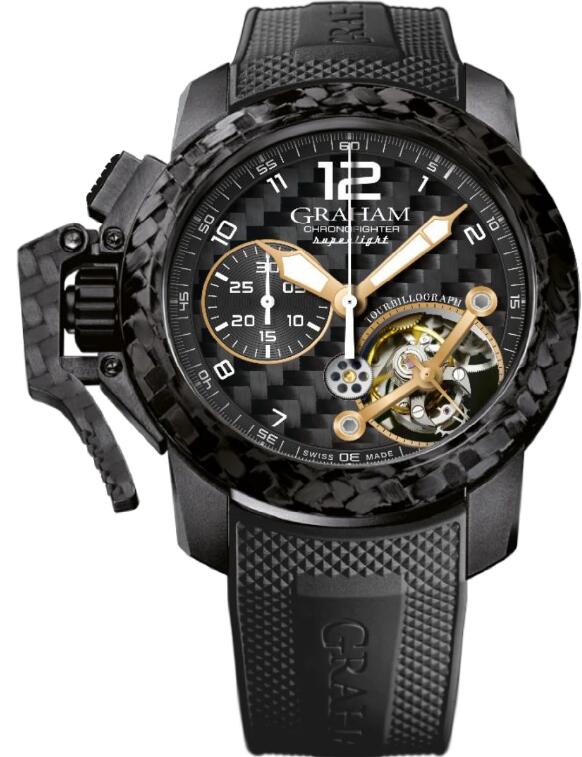 Graham CHRONOFIGHTER SUPERLIGHT CARBON TOURBILLOGRAPH 2CCBK.B35A.K92K Replica Watch